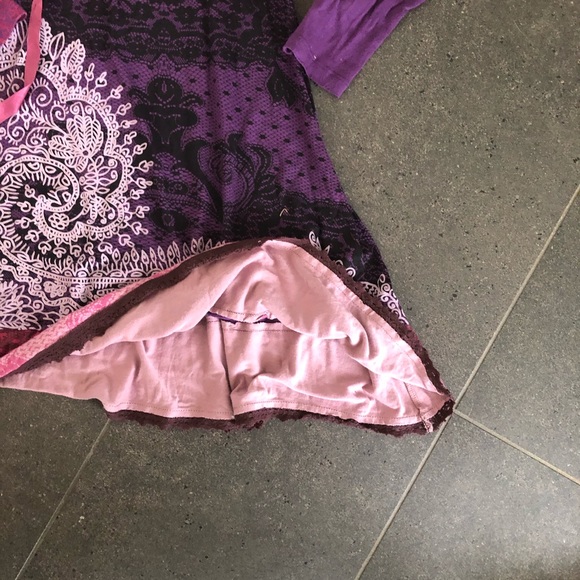 Purple Desigual Dress for Women - Picture 7 of 9